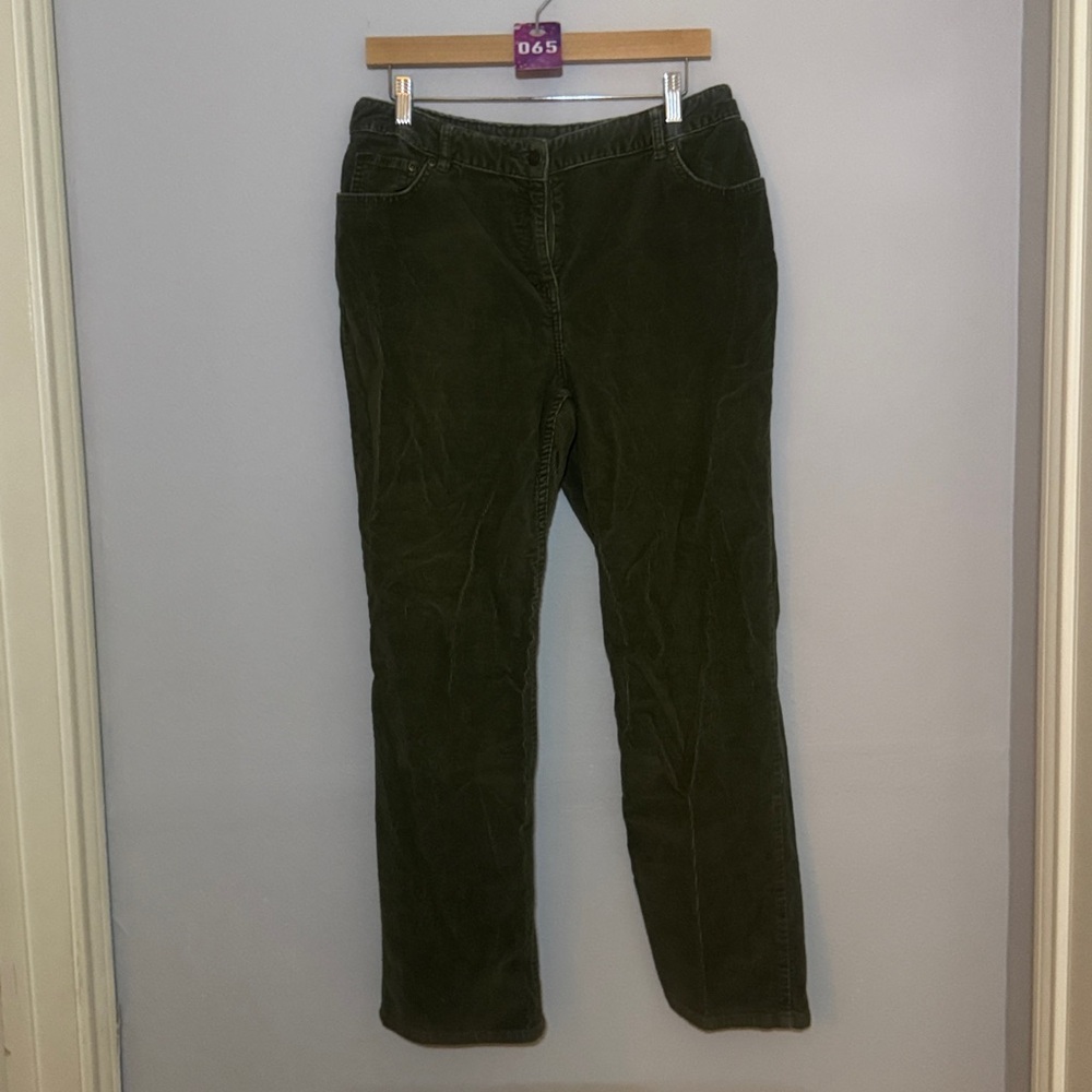 Charter Club Olive Green Straight Leg Pants